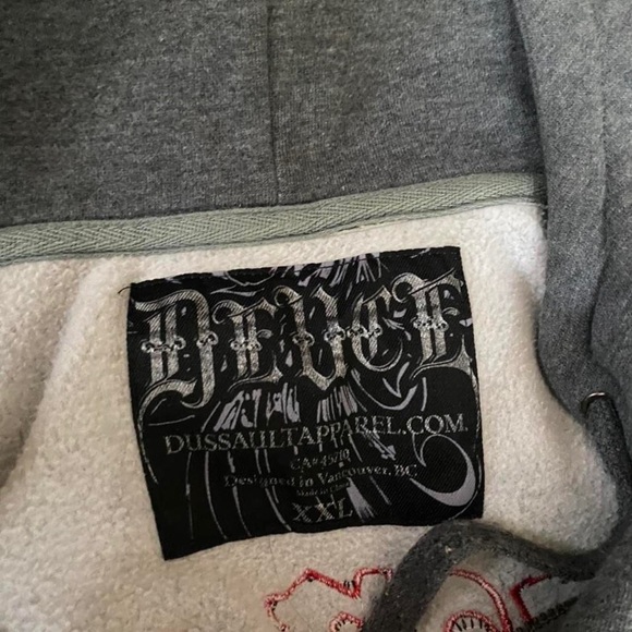 RARE Furious 4 Killer Panda Red Men's DISCONTINUED Hoodie - Picture 4 of 4